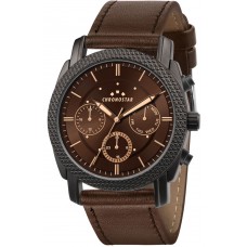 CHRONOSTAR Force Brown Leather Strap R3751301001